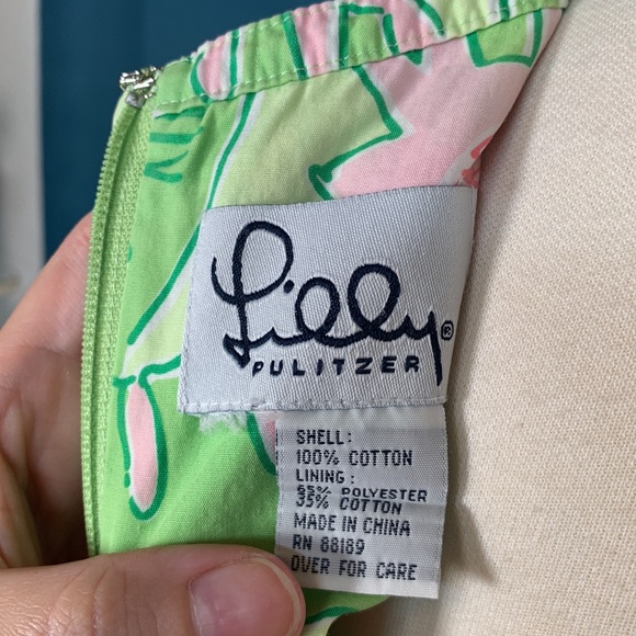 LILLY PULITZER Vintage Musical Monkey Print A line halter neck midi dress - Picture 7 of 7